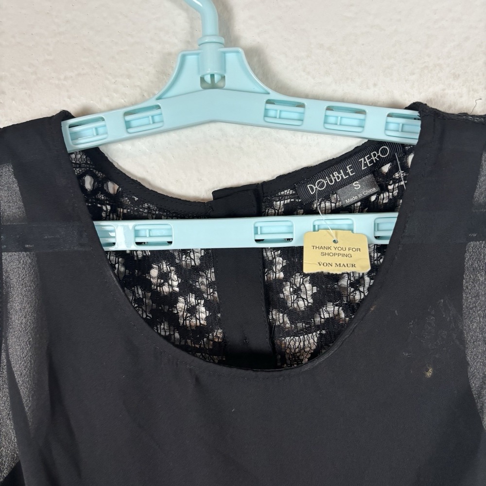 Double Zero Womens Shirt Sz S Small Tank Top Sleeveless Solid New With Tags - Picture 2 of 6